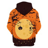 Halloween Hoodies Costumes Zip Up Hooded Sweatshirt Coat Jacket