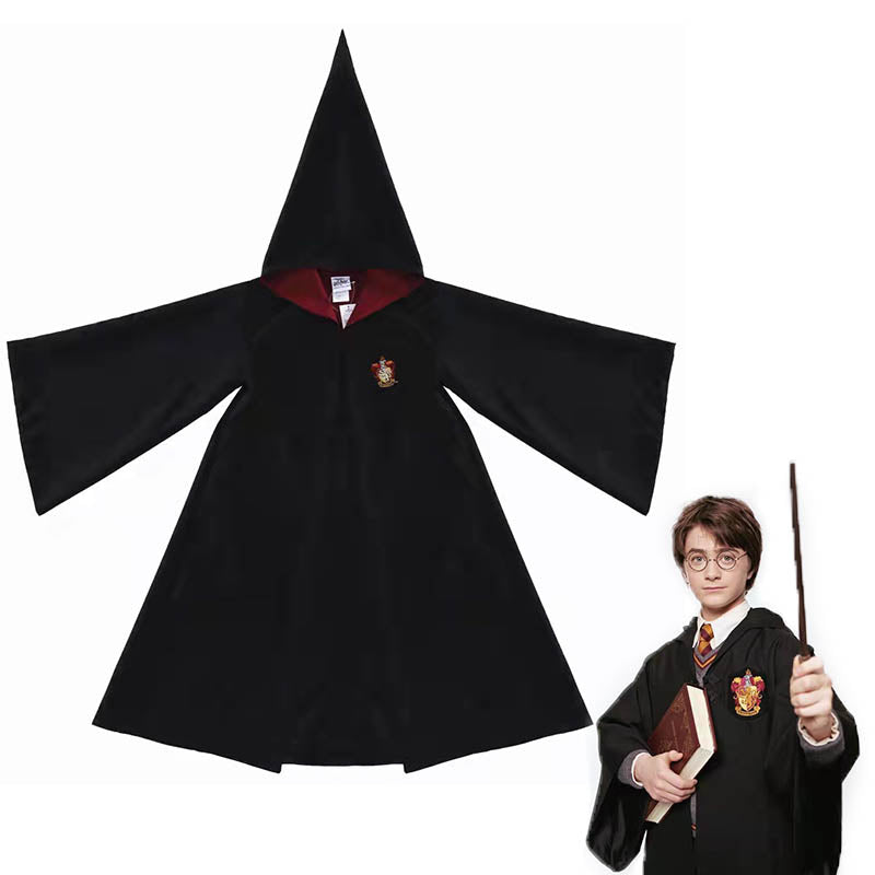 Harry Potter Personalised Gryffindor Robe School Magic Robe Cloak Halloween Carnival Costume