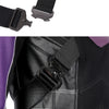 Hawkeye Costume Season 1 Clint Barton Cosplay Purple Shirt Battle Suit