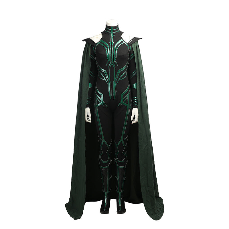 Hela Costume Thor Ragnarok Hela Goddess of Death Cosplay Superhero Jumpsuit 3D Printed