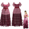 Harry Potter Cosplay Costume Hermione Granger Dress Pink Ball Gown Halloween Party Suit
