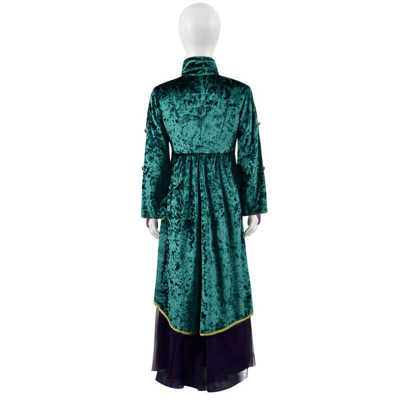 Kids Winifred Sanderson Halloween Dress Suit Hocus Pocus Cosplay Costume Outfit