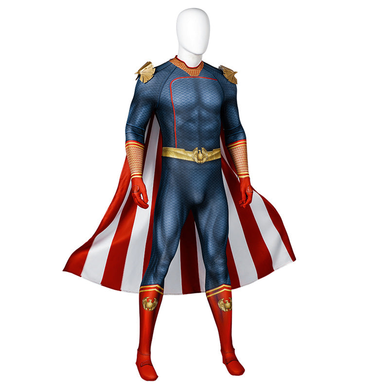 The Boys 4 The Homelander Cosplay Costume Leader of The Seven Superman Jumpsuit