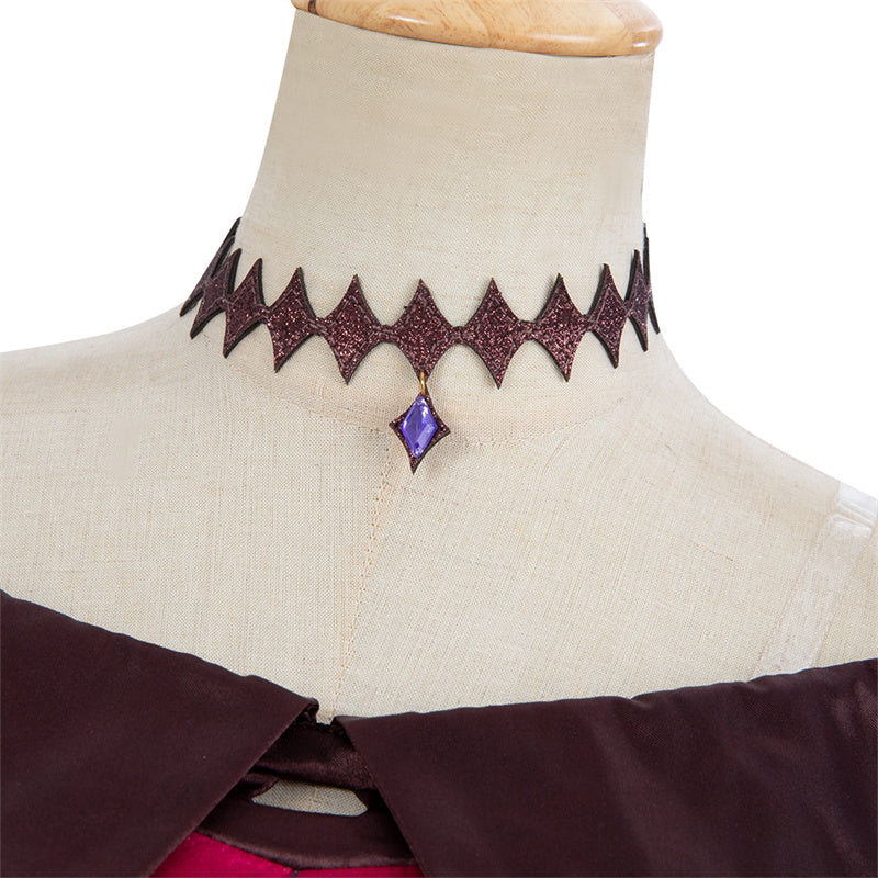 Virtual YouTuber Cosplay Anime VTuber Hyakumantenbara Salome Costume Purple Dress