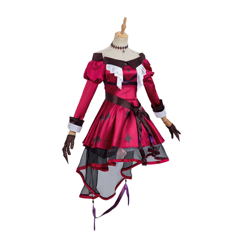 Virtual YouTuber Cosplay Anime VTuber Hyakumantenbara Salome Costume Purple Dress