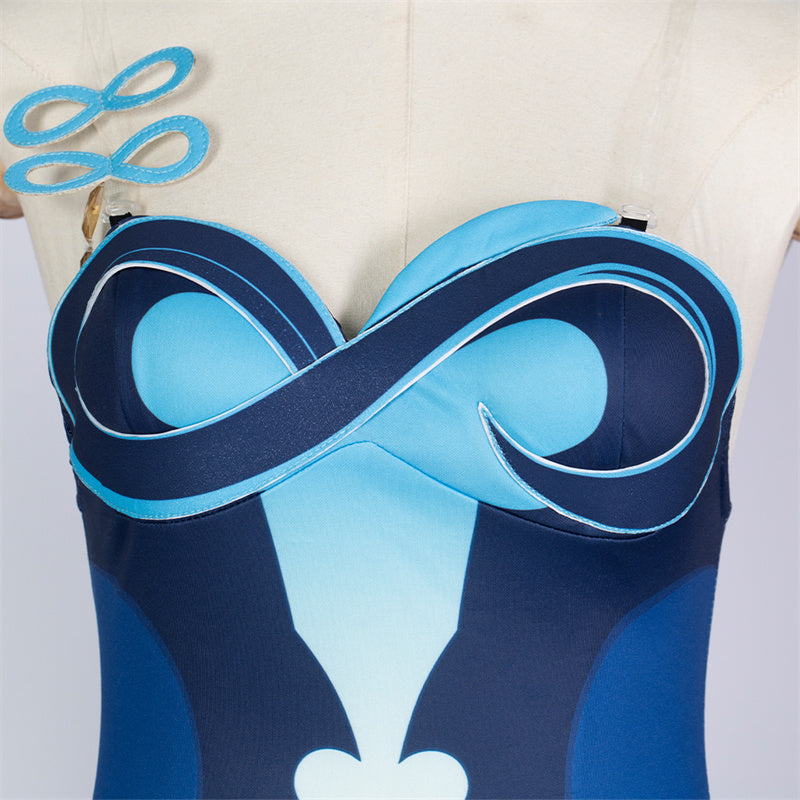 Genshin Impact: Bonanus Hydro Yaksha Cosplay Costume General Chizapus Suit Halloween Christmas Outfit