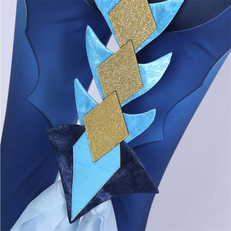 Genshin Impact: Bonanus Hydro Yaksha Cosplay Costume General Chizapus Suit Halloween Christmas Outfit