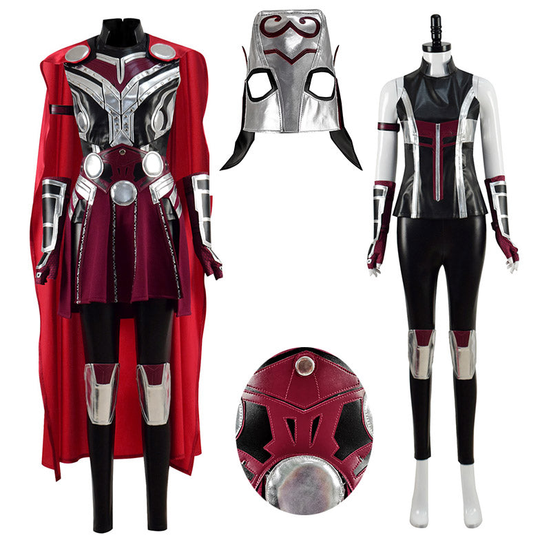 Thor: Love and Thunder Cosplay Superhero Jane Foster Thor Costume Halloween Carnival Suit