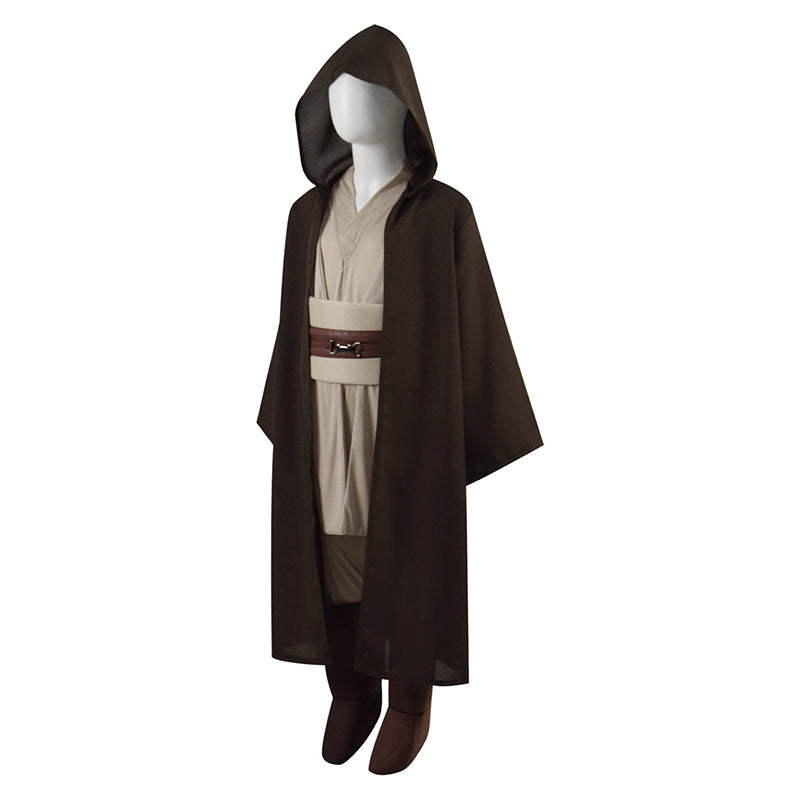 Star Wars Obi Wan Kenobi Jedi Knight Child Cosplay Costume Kids Halloween Outfit