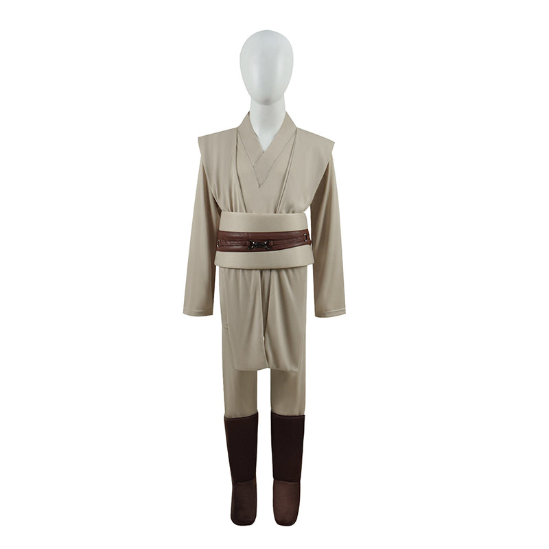 Star Wars Obi Wan Kenobi Jedi Knight Child Cosplay Costume Kids Halloween Outfit