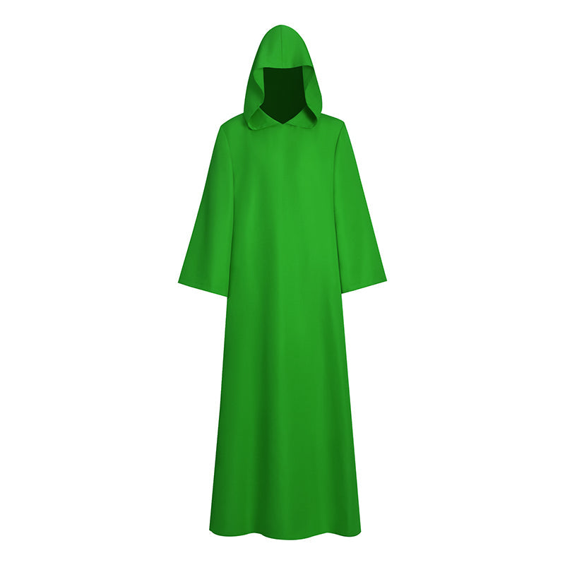 Green Wizard Robes Shadow Wizard Money Gang Halloween Costume Cloak Outfit ACcosplay