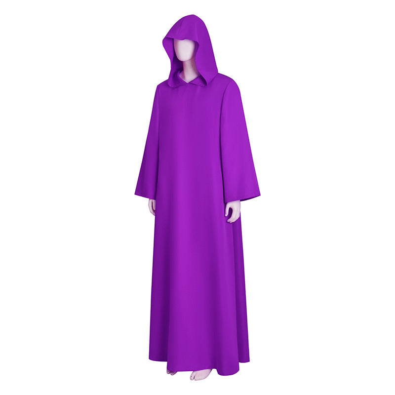 Yellow Robe Wizard Purple Wizard Costume