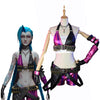 League of Legends Jinx Halloween Costumes Game LOL Jinx Cosplay Outfit ACcosplay