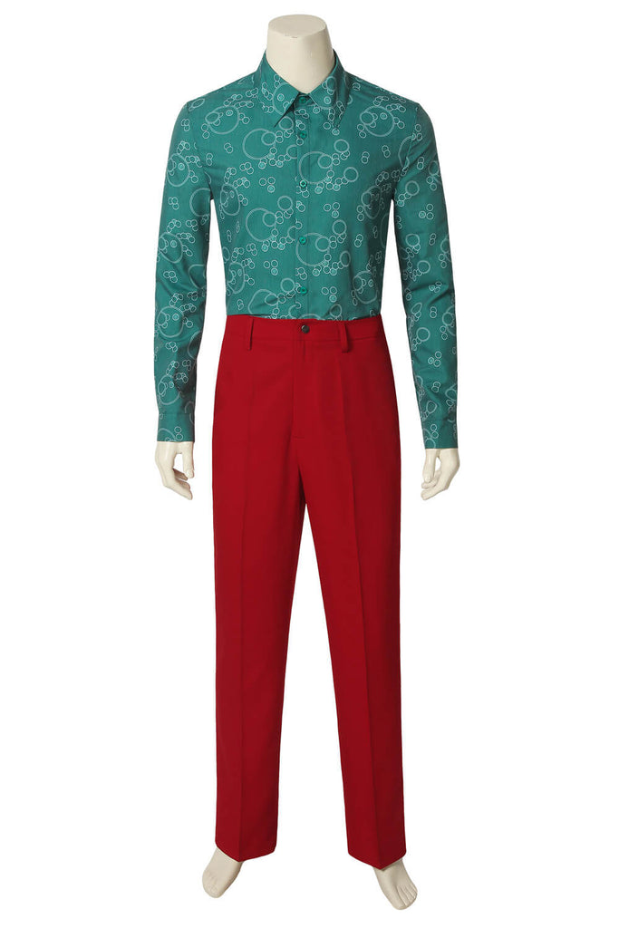 The Joker Clown Red Suit Outfit Uniform Cosplay Costume Men Halloween 2019 - ACcosplay