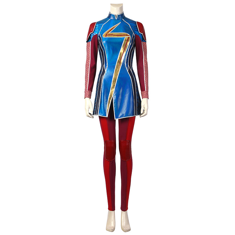 Kamala Khan Cosplay Costume Supergirl Outfit Halloween Carnival Suit