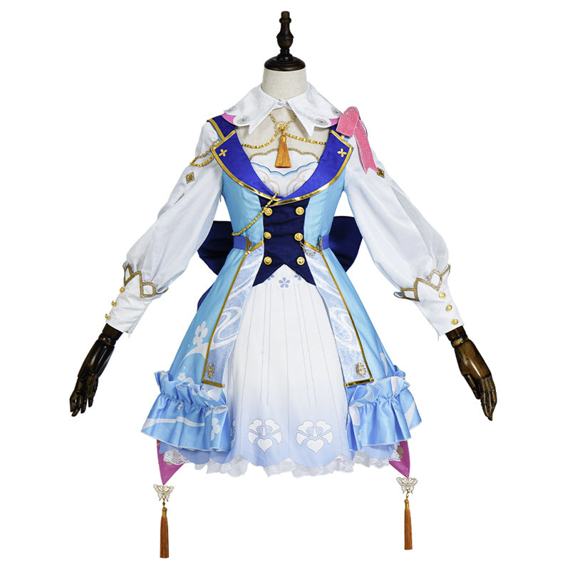 Genshin Impact Kamisato Ayaka Cosplay Costume Springbloom Missive Loli ...