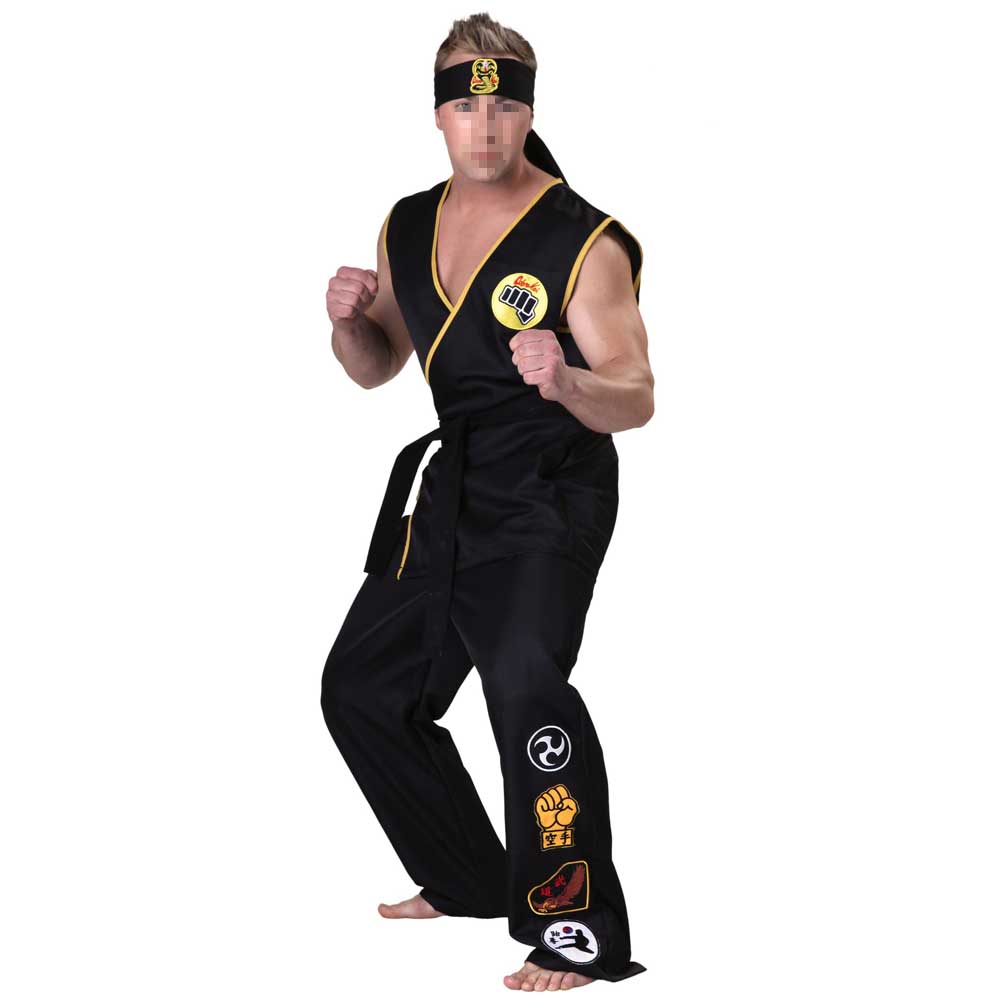 Movie The Karate Kid Cobra Kai Cosplay Costume Kids Top Pants Outfits Mens  Boys Sleevless Karate Uniform Halloween Carnival Suit - AliExpress