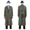 Resident Evil Village Karl Heisenberg Cosplay Costume Coat Outfit Halloween Carnival Suit