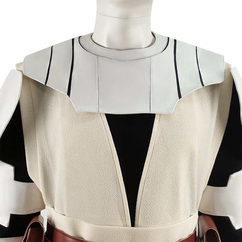 Star Wars The Clone Wars Cosplay Obi-Wan Kenobi Armor Costume Coat Uniform Outfits