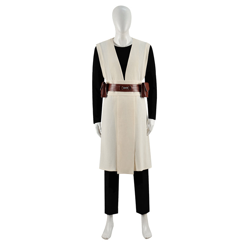 Star Wars The Clone Wars Cosplay Obi-Wan Kenobi Armor Costume Coat Uniform Outfits