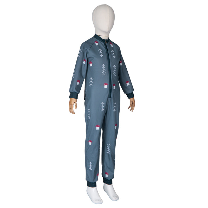 2022 Guardians of the Galaxy I Am Groot Cosplay Kids Groot Costume Blue Jumpsuit