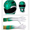 Kids Power Rangers Green Ranger Cosplay Costume Zentai Jumpsuit Mask