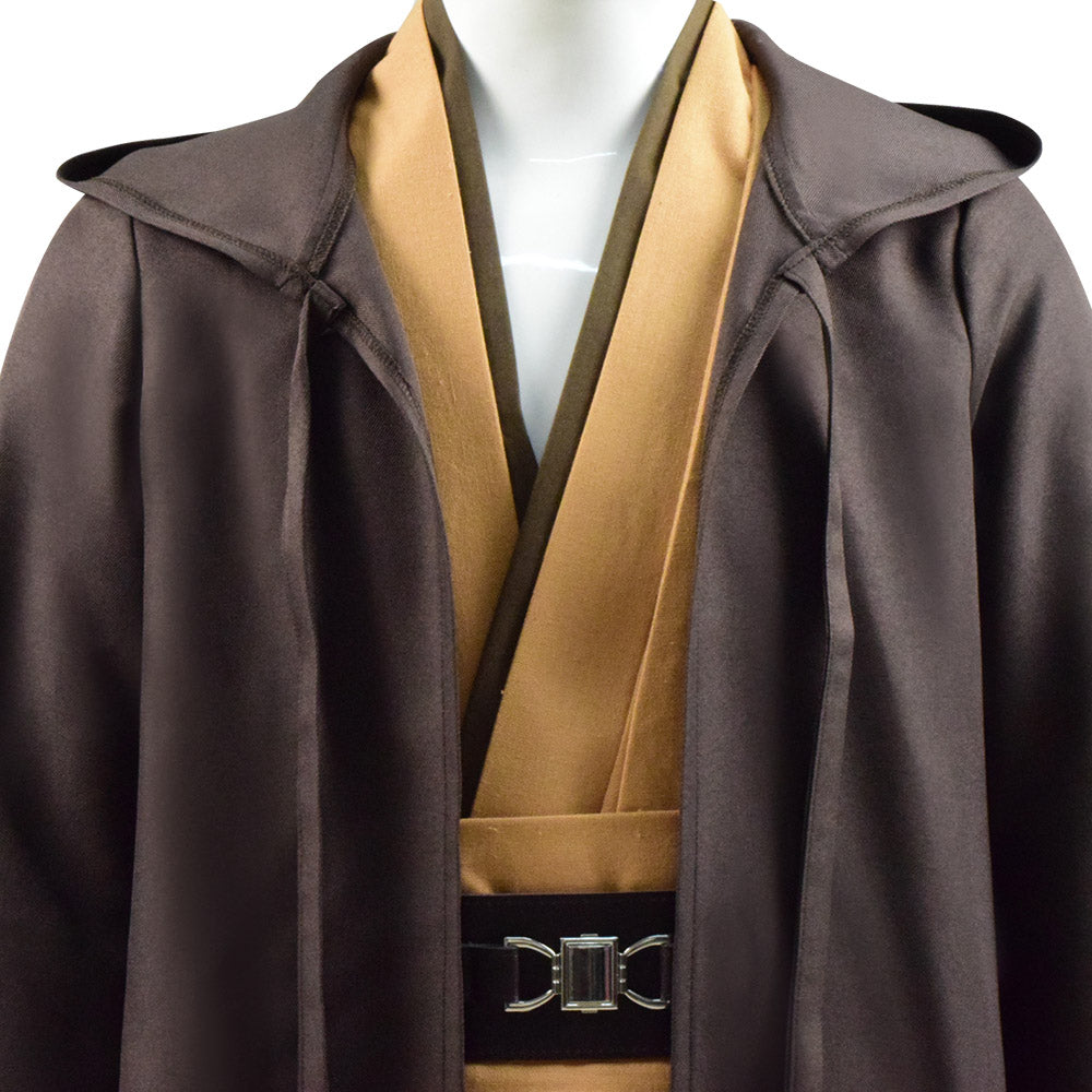 Kids Star Wars Costumes Obi-Wan Cosplay Costume Jedi Tunic Cloak Robe Full Set Outfit