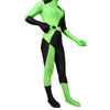 Kim Possible Shego Costume Jumpsuit Adults Halloween Costumes Bodysuit Green Cosplay