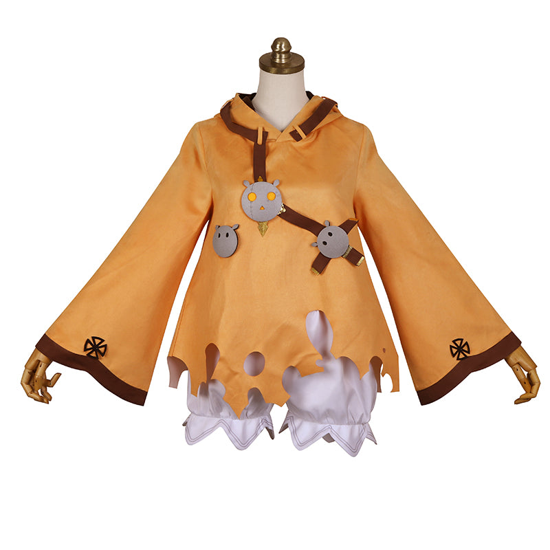 Klee Cosplay Genshin Impact Klee Halloween Costume Yellow Pumpkin Dress