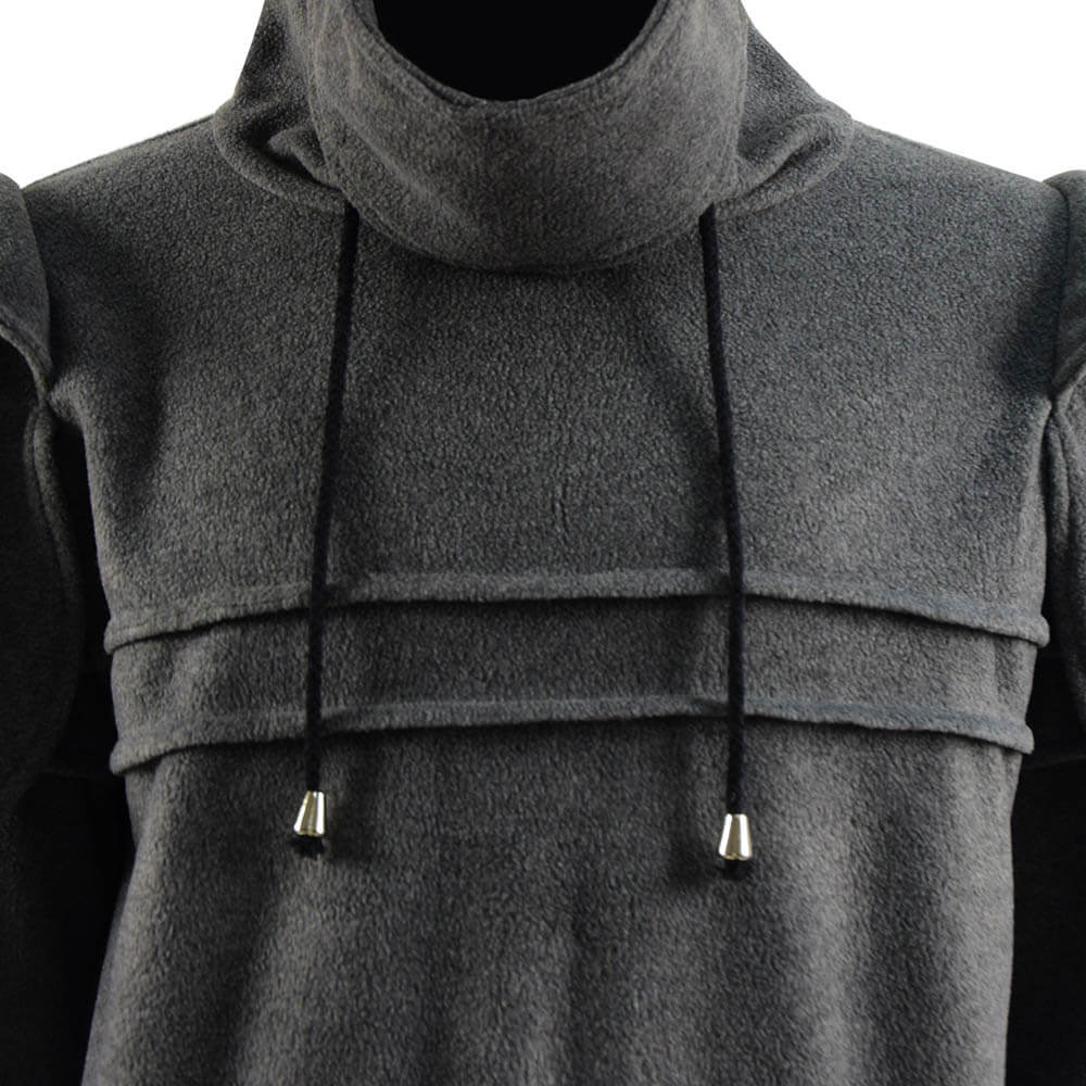 Knight Hoodie Medieval Armor Sweatshirt Winter Hooded Jacket Costume