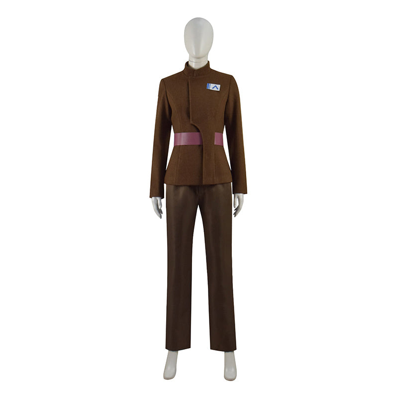 Star Wars Korr Sella Cosplay Costume Brown Uniform Halloween Carnival Suit 2022