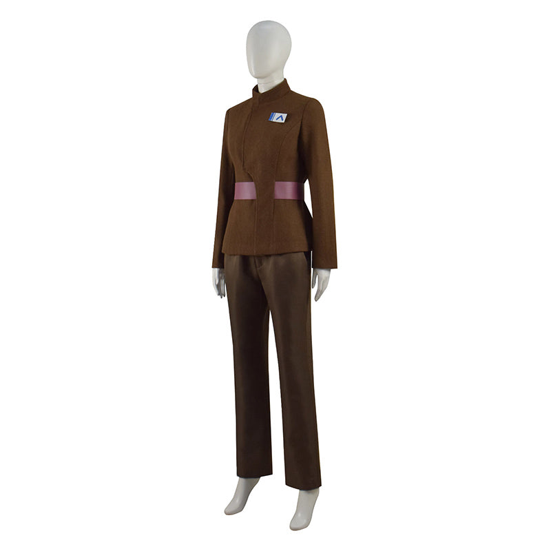 Star Wars Korr Sella Cosplay Costume Brown Uniform Halloween Carnival Suit 2022