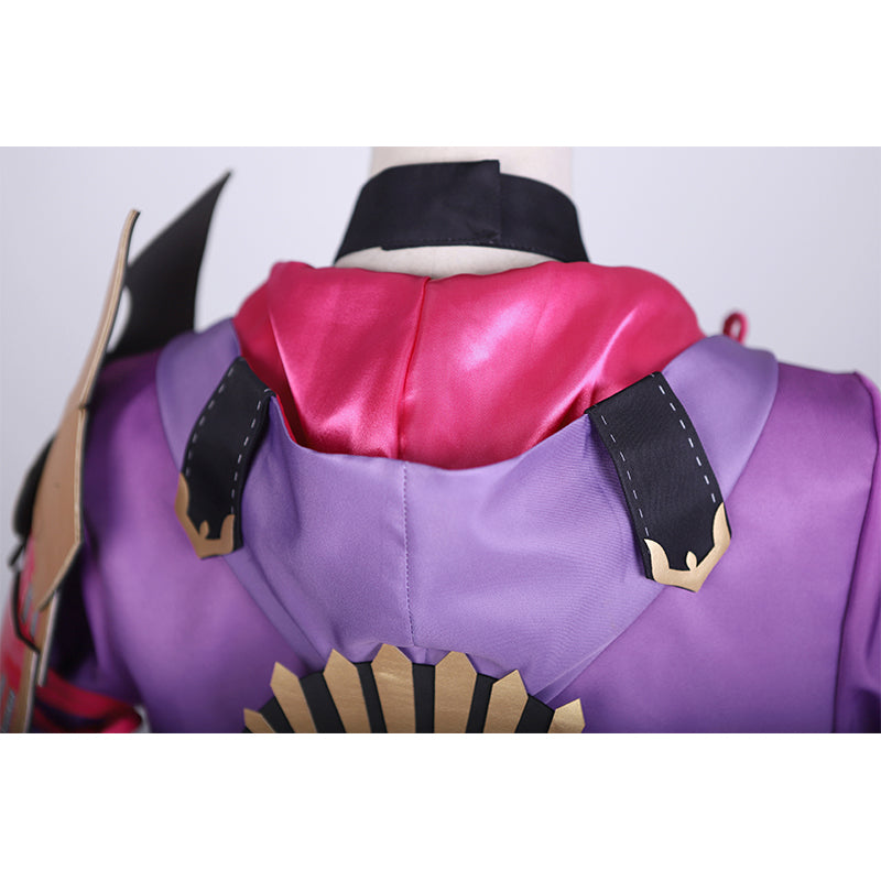 Genshin Impact Kuki Shinobu Cosplay Costume Genshin Sexy Vest Pants Halloween Outfit