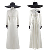 Resident Evil Village Lady Alcina Dimitrescu White Dress Cosplay Costume For Women