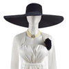 Resident Evil Village Lady Alcina Dimitrescu White Dress Cosplay Costume For Women