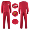 Land of the Giants Red Uniform Steve Burton Flight Jacket Cosplay Costumes ACcosplay