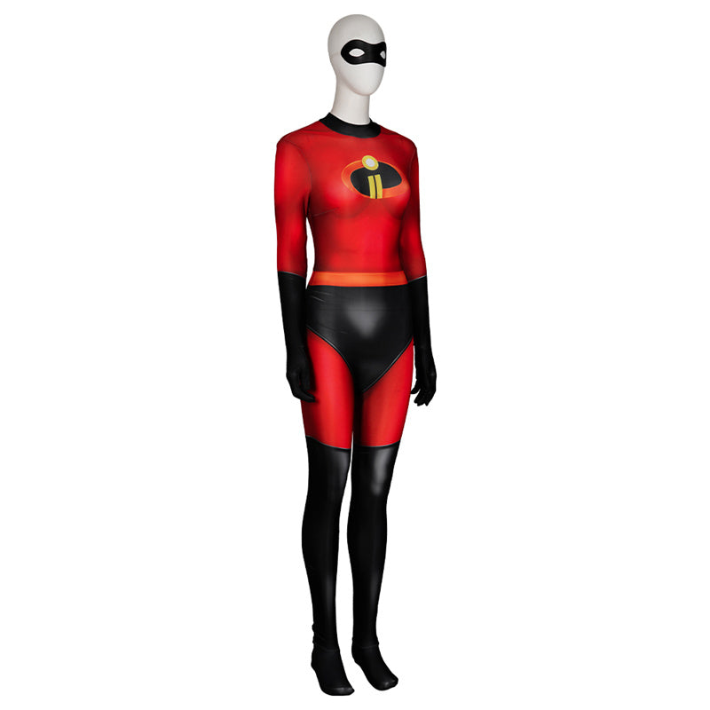 The Incredibles 2 Helen Parr Cosplay Costume Superhero Elastigirl Jumpsuit Mask Full Set