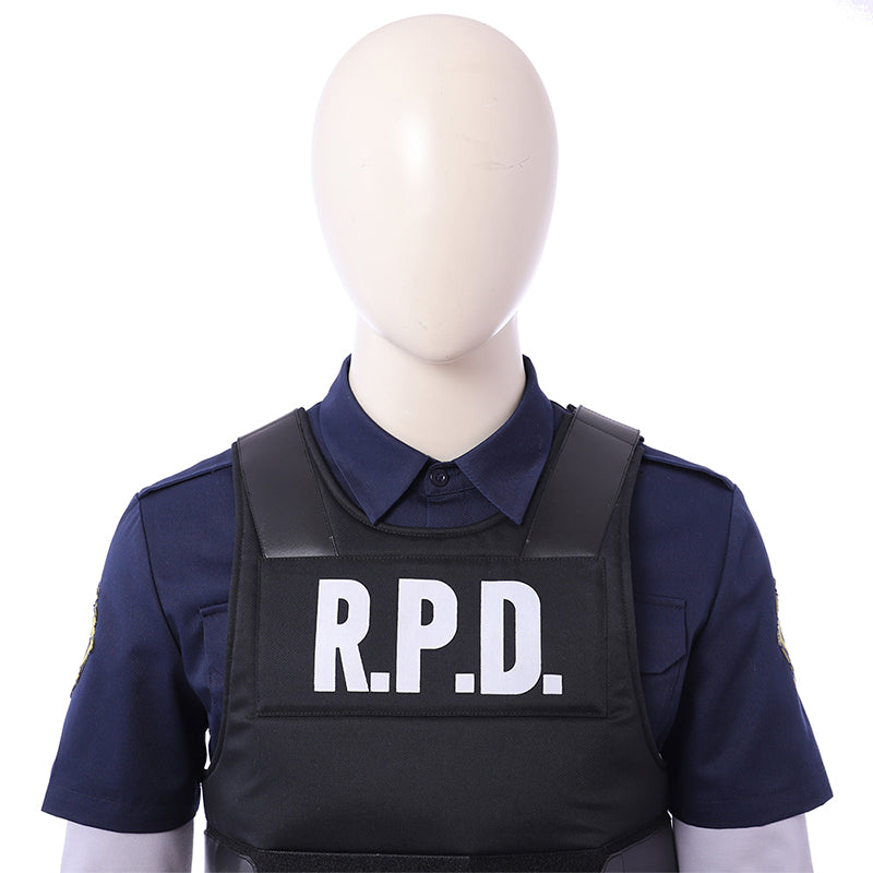 Leon Kennedy Cosplay Resident Evil 2 Remake Costume RPD Uniform Suit