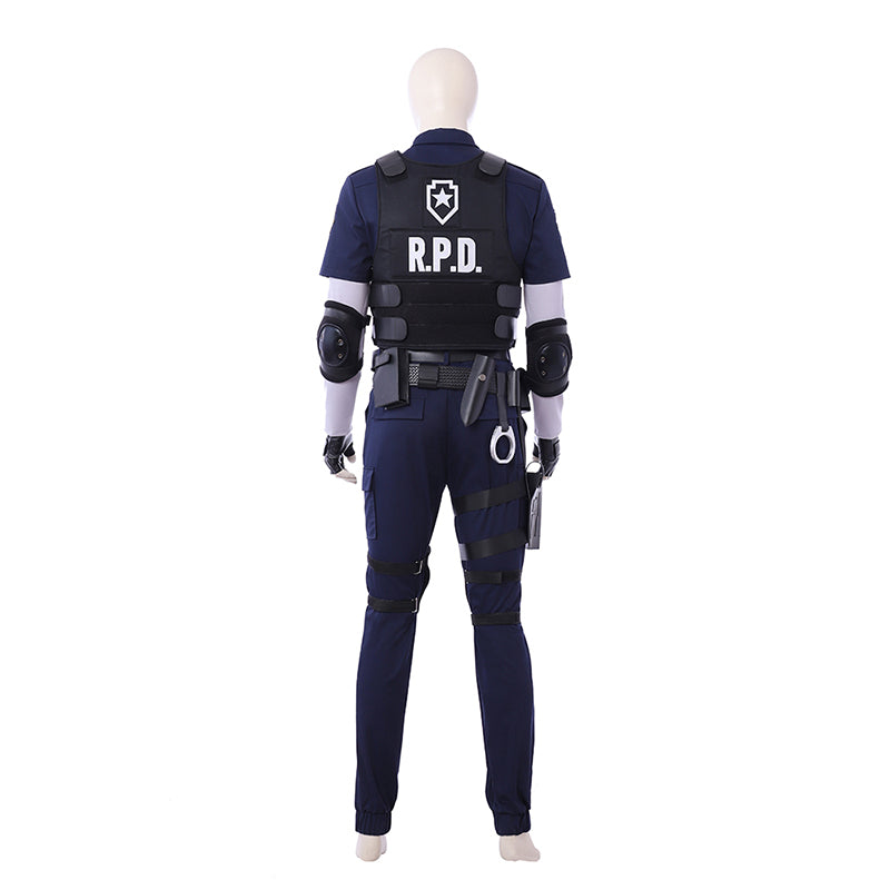 Leon Kennedy Cosplay Resident Evil 2 Remake Costume RPD Uniform Suit