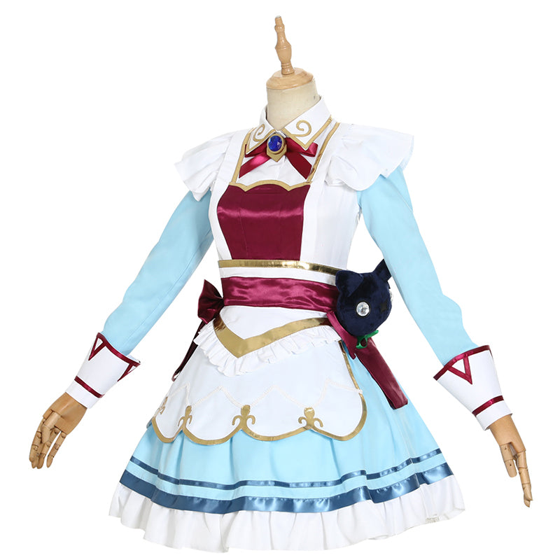 League of Legends Cosplay LOL Gwen Cosplay Cafe Cutie Costume Maid Lolita Dress
