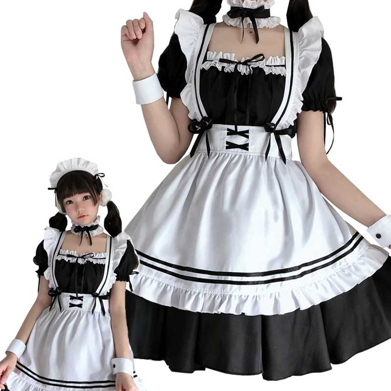 Lolita Maid Dress Cosplay Costume Maid Outfit Cosplay Gothic Dress Women