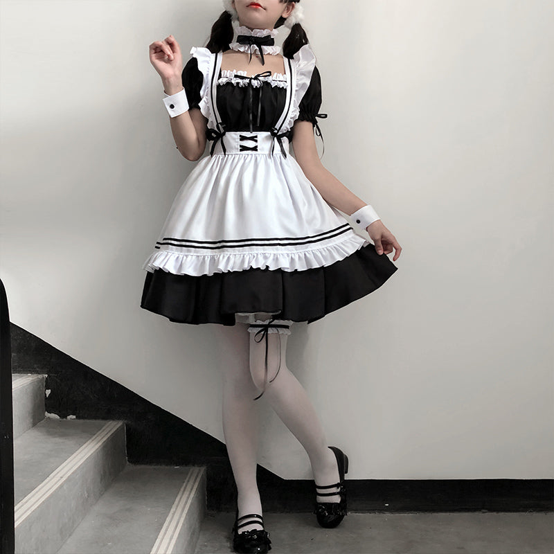 Lolita Maid Dress Cosplay Costume Maid Outfit Cosplay Gothic Dress Women