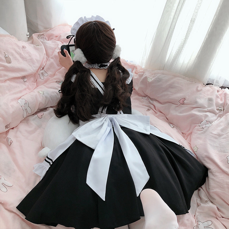 Lolita Maid Dress Cosplay Costume Maid Outfit Cosplay Gothic Dress Women