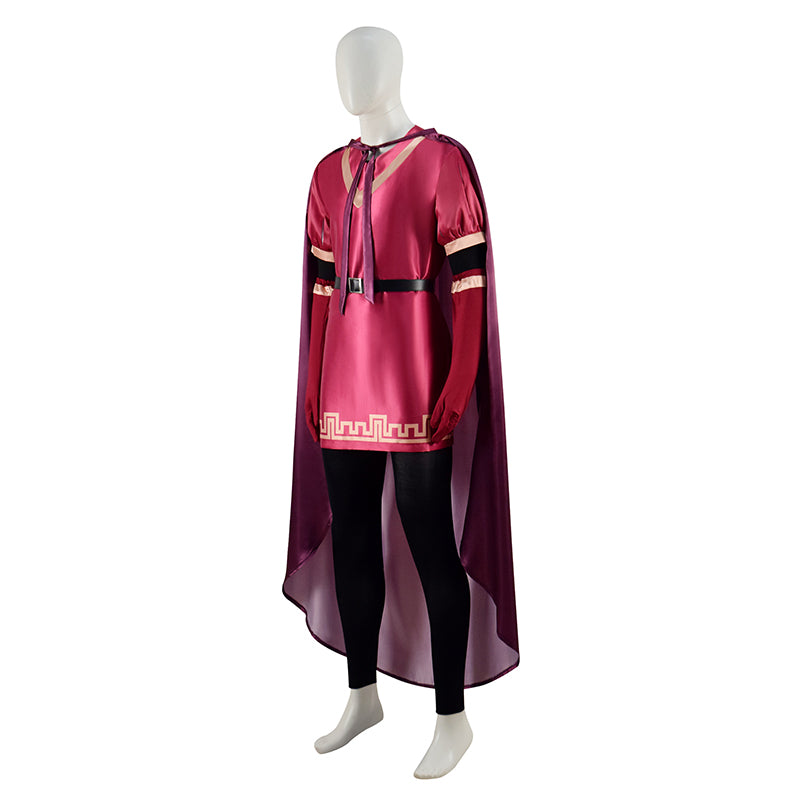 Lord Farquaad Shrek Cosplay Costume Red Cloak Fancy Dress Full Set