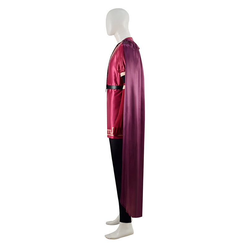 Lord Farquaad Shrek Cosplay Costume Red Cloak Fancy Dress Full Set