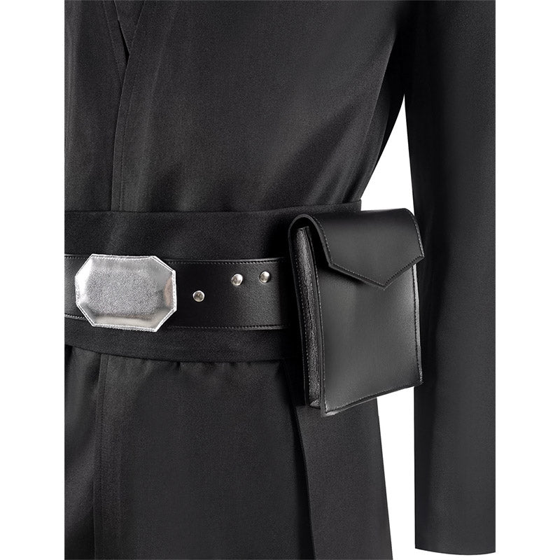 Star Wars Luke Skywalker Cosplay Costume Adult Jedi Luke Black Cloak Cape Outfit