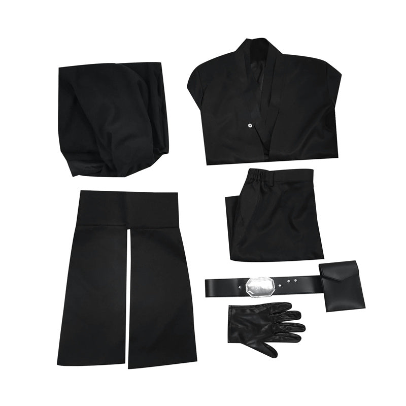 Star Wars Luke Skywalker Cosplay Costume Adult Jedi Luke Black Cloak Cape Outfit