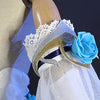 League of Legends Lux Cosplay Wild Rift Crystal Rose Lux Costume Wedding Dress