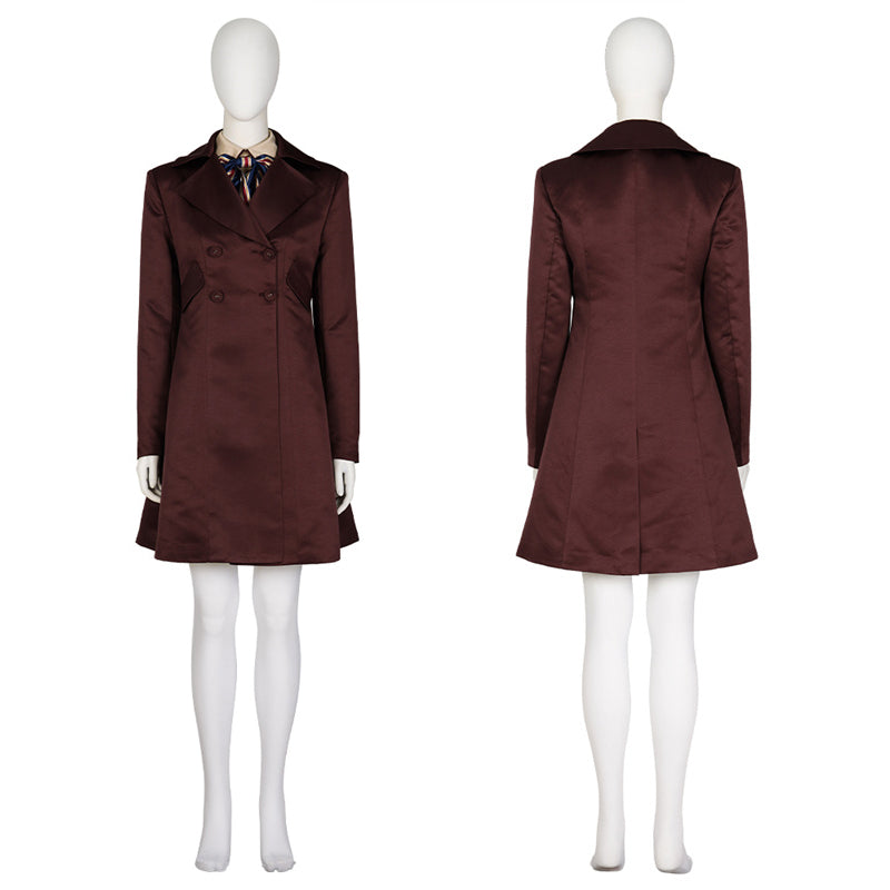 2023 M3gan Costume Killer Doll Megan Dress Coat Cosplay Costume Halloween Outfit