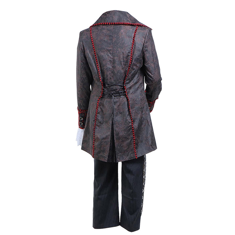 Alice in Wonderland:Through The Looking Glass Cosplay Johnny Depp Mad Hatter Costume